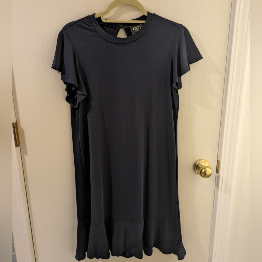 ECI New York Navy Dress size small